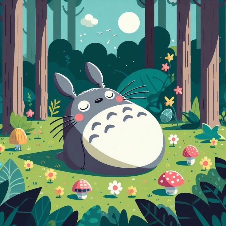 hoạt hình totoro là biểu tượng đáng nhớ của Ghibli