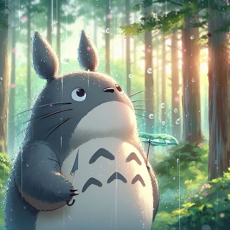 hình ảnh totoro mang đậm chất đồng quê Nhật Bản