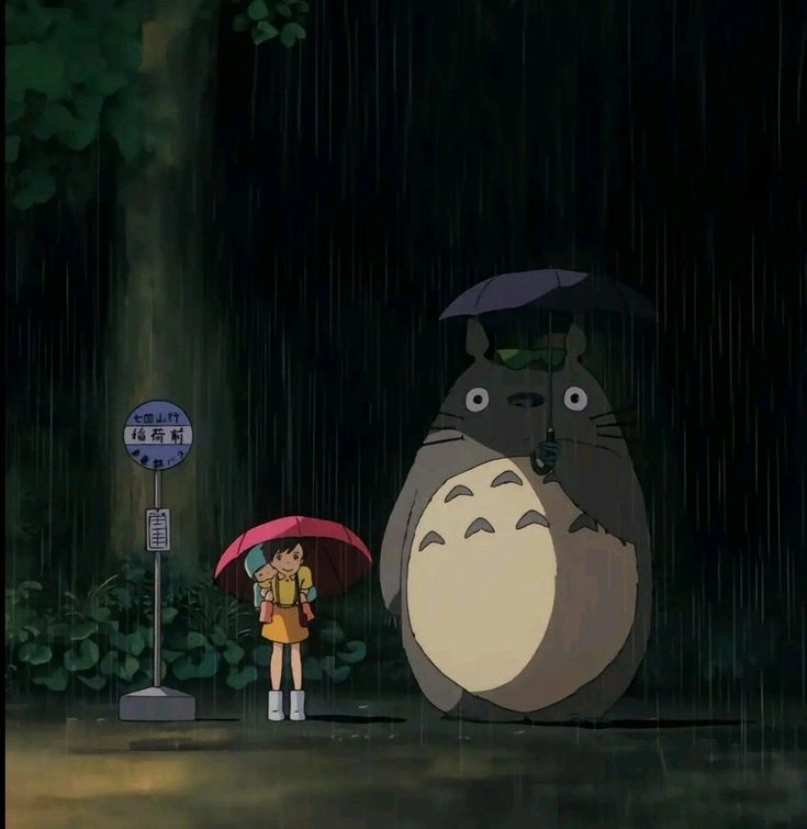 hình nền totoro cute khiến ai nhìn cũng mỉm cười