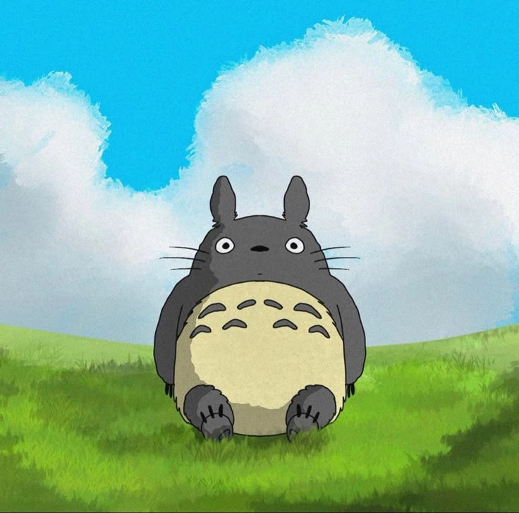 ảnh bìa totoro mang phong cách vintage nhẹ nhàng