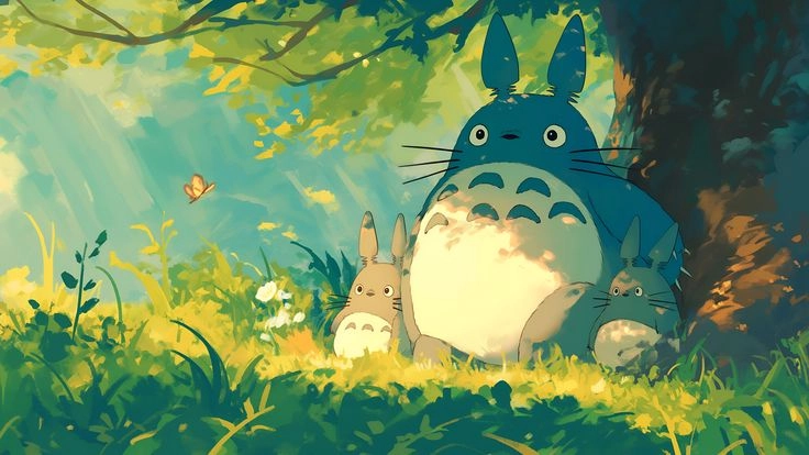 nhân vật totoro là hình mẫu của sự hiền lành