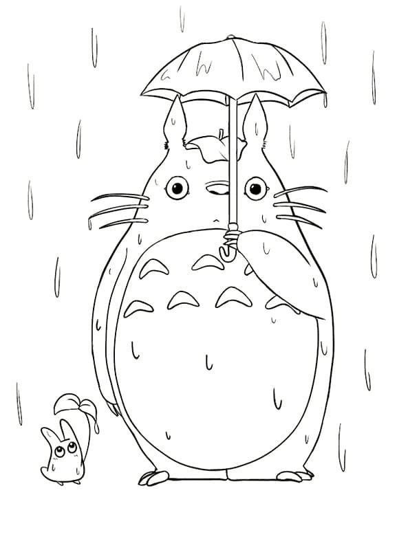 vẽ tranh totoro giúp thư giãn và nuôi dưỡng tâm hồn