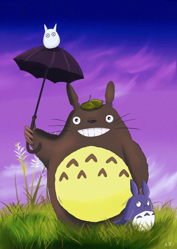 ảnh nền máy tính totoro tạo cảm giác thư giãn mỗi ngày