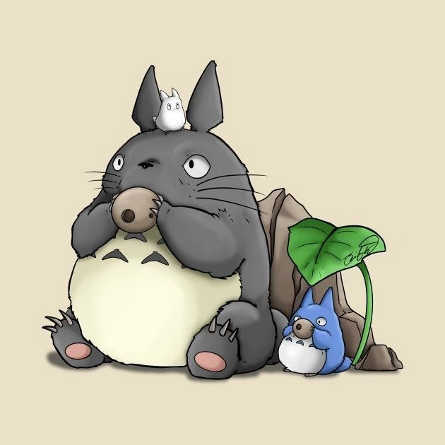 ảnh anime totoro đậm chất Nhật Bản cổ điển