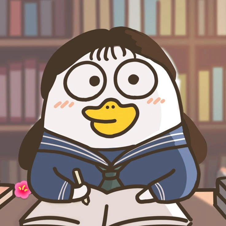 Cùng chiêm ngưỡng avatar vịt trắng cute vô tri đáng yêu