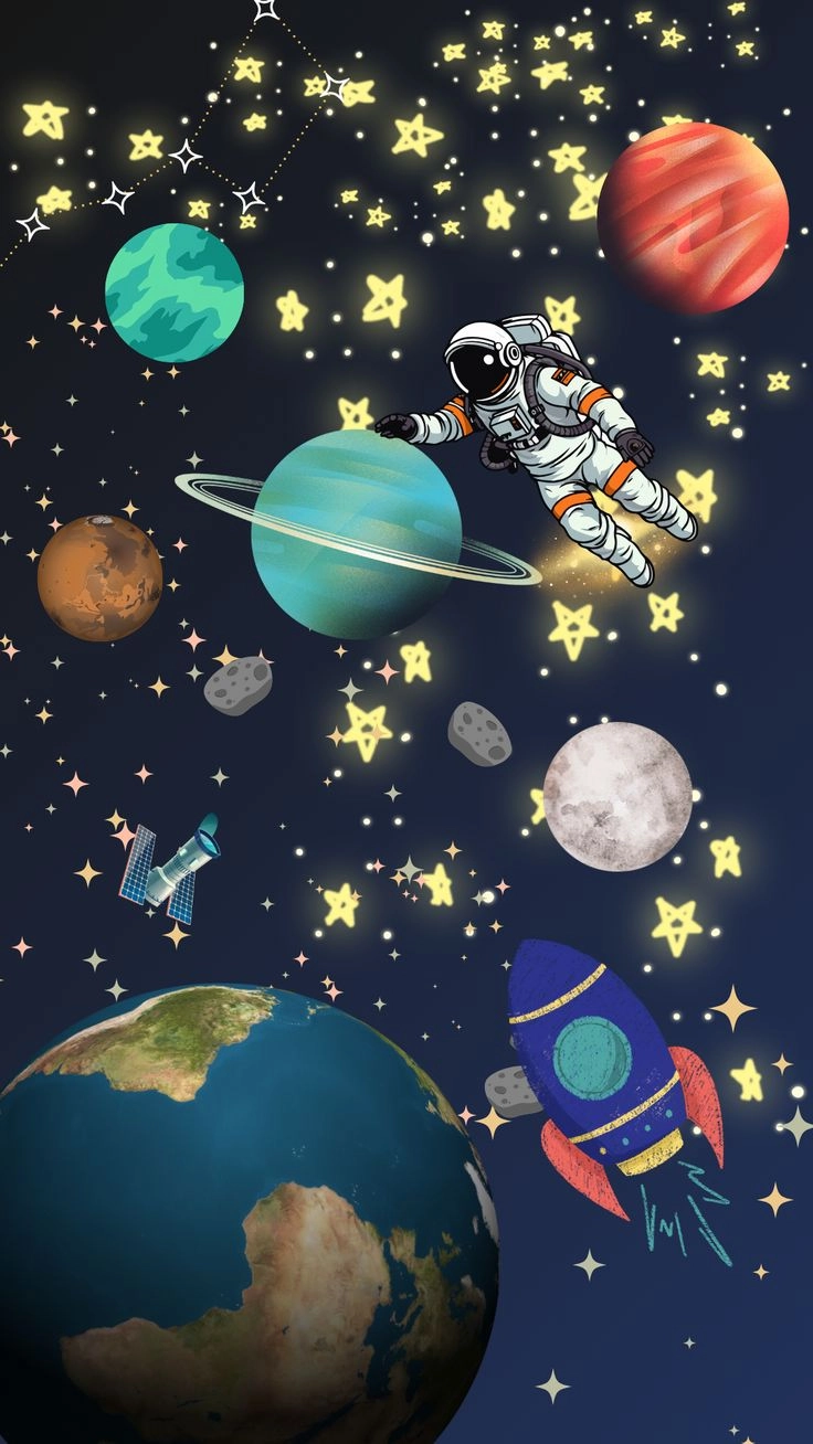 Trang trí màn hình với ảnh nền máy tính vũ trụ