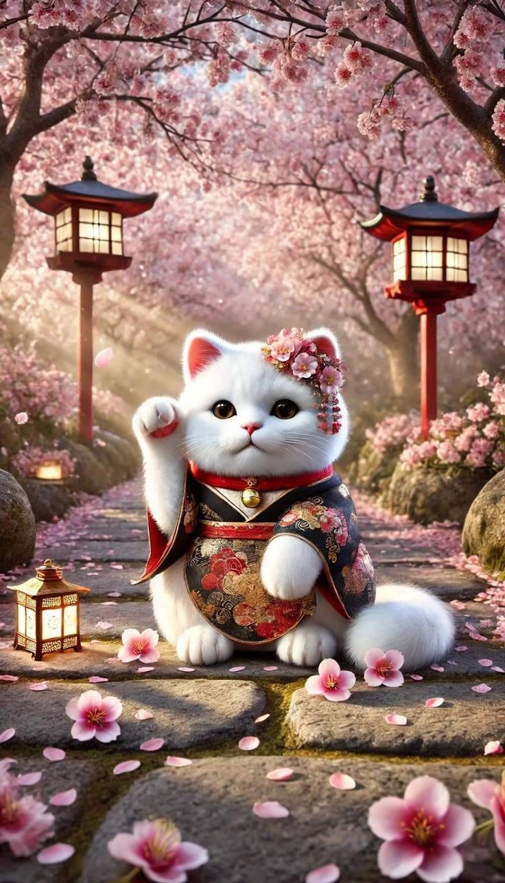 Chọn tải ảnh mèo thần tài để khởi đầu năm mới thật may mắn và thành công