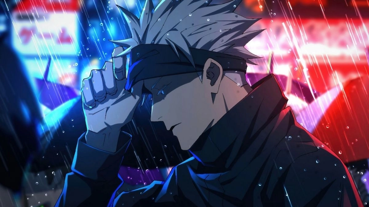 ảnh anime gojo satoru ngầu làm nền siêu đẹp cho fan mê truyện
