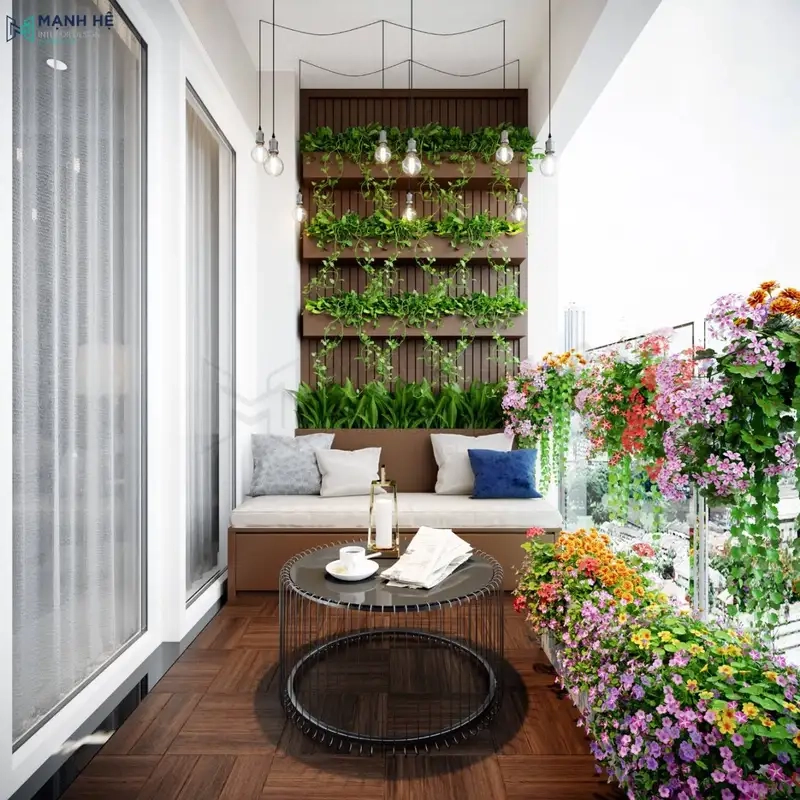 Ý tưởng trang trí ban công chung cư nhỏ xinh và tiện dụng