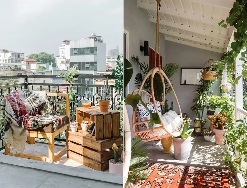 Khám phá ý tưởng trang trí ban công chung cư đa dạng phong cách