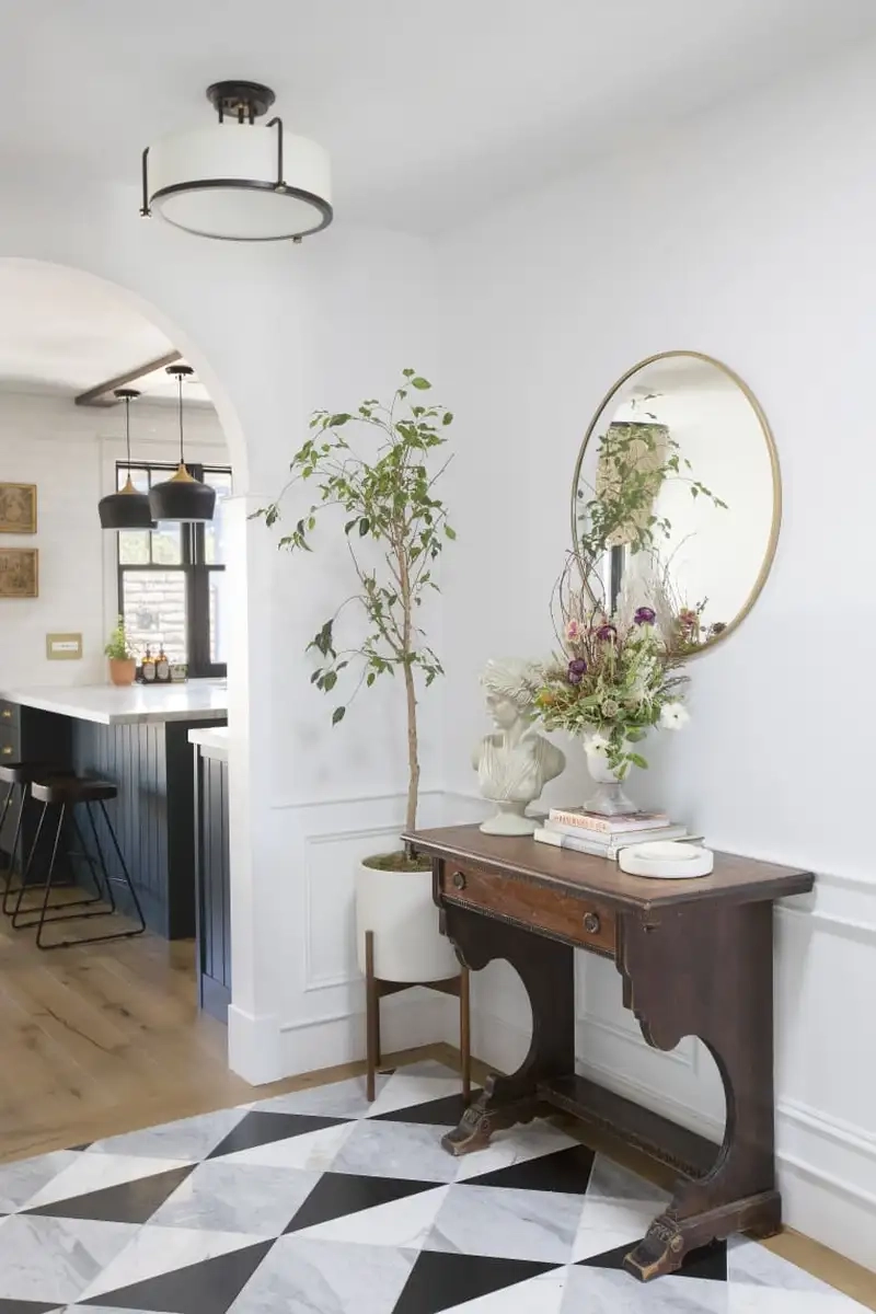 Tạo điểm nhấn trang trí hành lang trong nhà đẹp