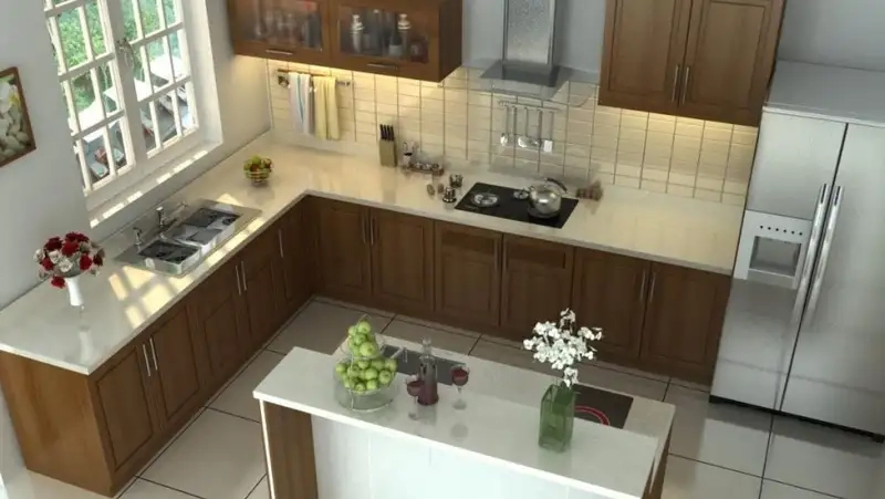 Trang trí nhà bếp hiện đại giúp không gian bếp sang trọng và tiện nghi