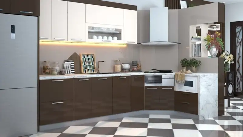 Bố trí nhà bếp đẹp mang đến sự thuận tiện và không gian hợp lý