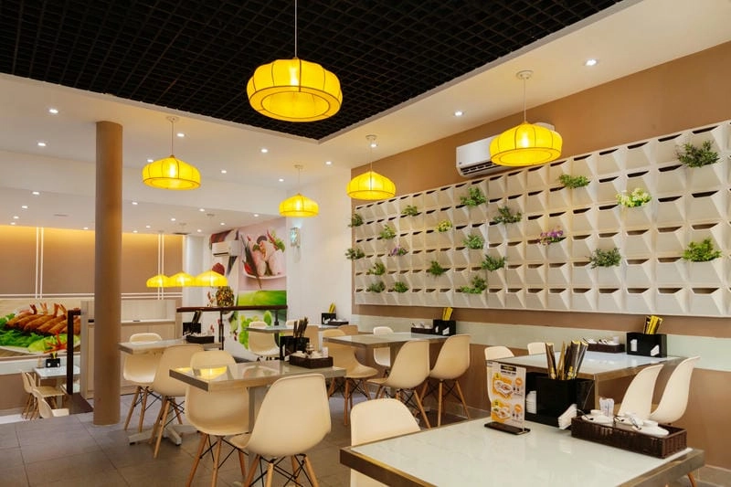 Ý tưởng trang trí nhà hàng phổ biến