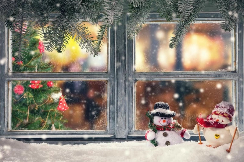 Kinh nghiệm trang trí noel cửa kính không thể bỏ qua