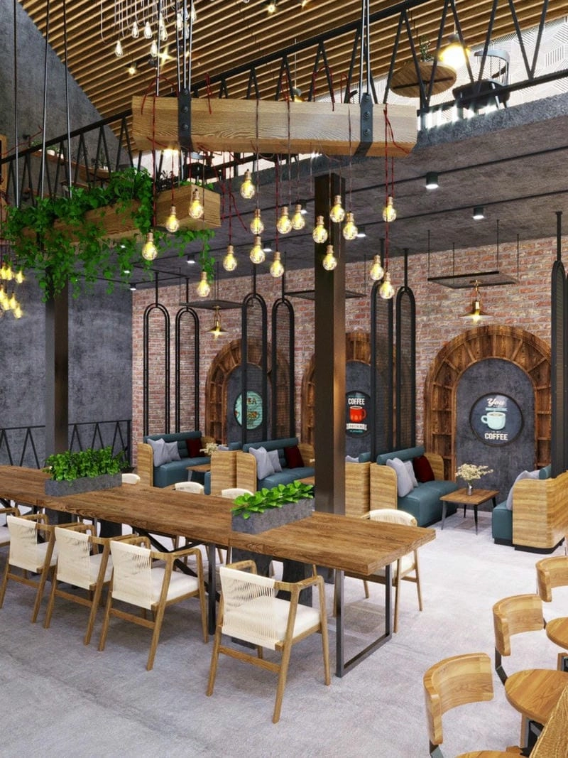 Decor quán cafe nhỏ cho không gian trang trí quán cà phê