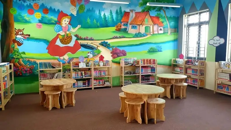 Khám phá cách trang trí thư viện xanh đầy sáng tạo cho lớp học