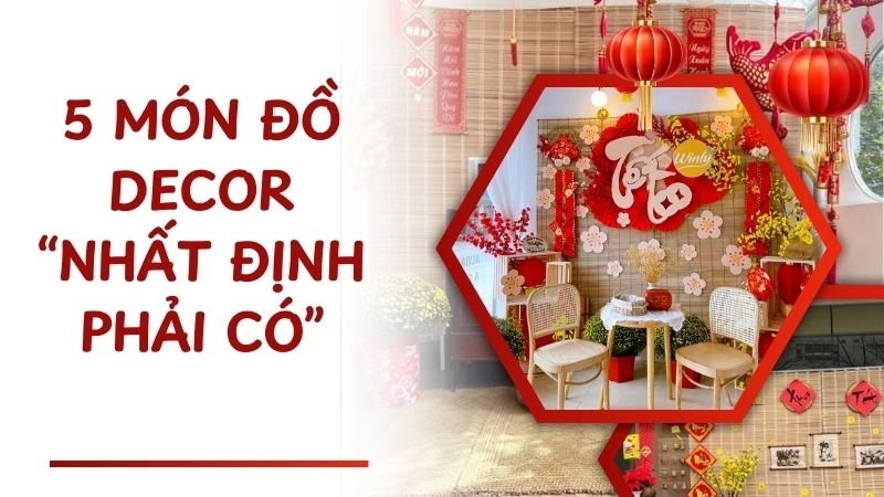 5 món đồ decor “nhất định phải có” để nhà auto sang