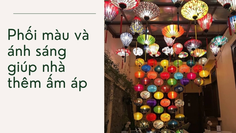 Mẫu đèn lồng treo cửa trang trí tết cổ truyền ấn tượng